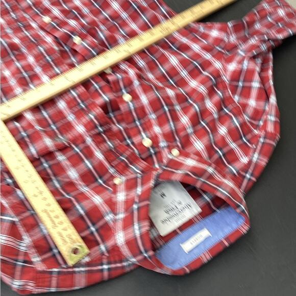 ~Abercrombie and Fitch mens long sleeve shirt muscle size medium plaid. - Picture 3 of 4